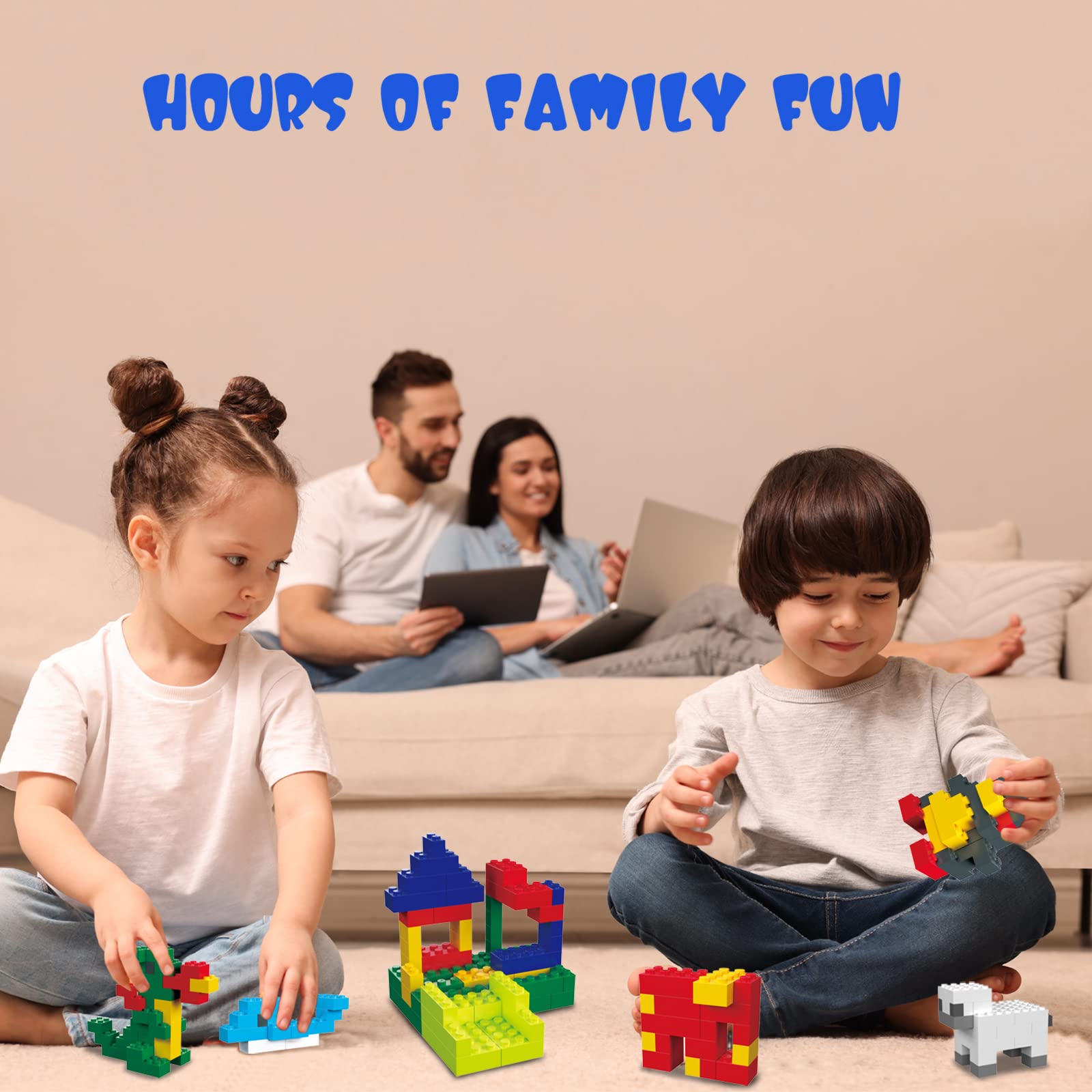 1000pcs Classic Building Blocks - Compatible with Major Brands for Kids 6-12 | STEM Learning Toy for Boys & Girls | Creative Play & Gift Idea