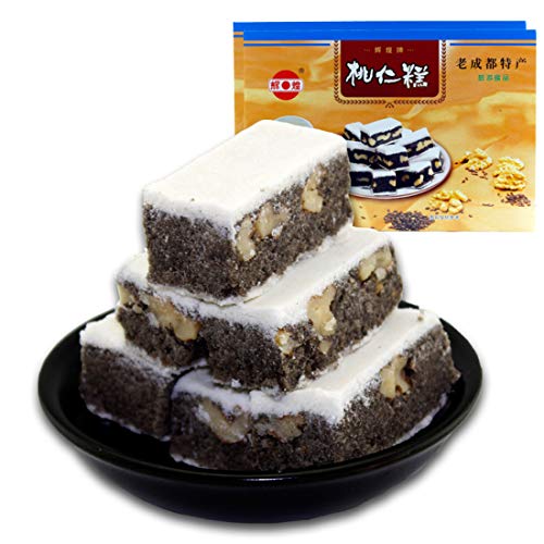 Premium Sichuan Specialty Five Black Walnut Kernel Pastry - 300g/10.58oz Traditional Chinese Snack Cake, Healthy Office Snacks, Gourmet Gift Box | Perfect for Tea Time, Afternoon Break & Holiday Gifting