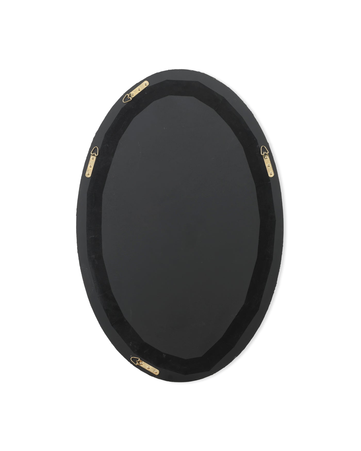 Oval Wall Mirror White - Modern Decorative Bathroom & Bedroom Vanity Mirror - Perfect for Home Decor, Makeup, and Dressing Room