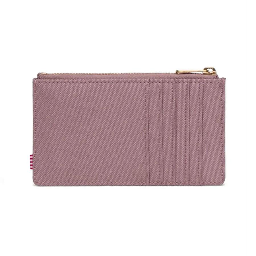 Herschel Oscar Large RFID Blocking Wallet for Men & Women - Slim Bifold Credit Card Holder with ID Window - Ash Rose | Perfect for Travel, Work & Everyday Use