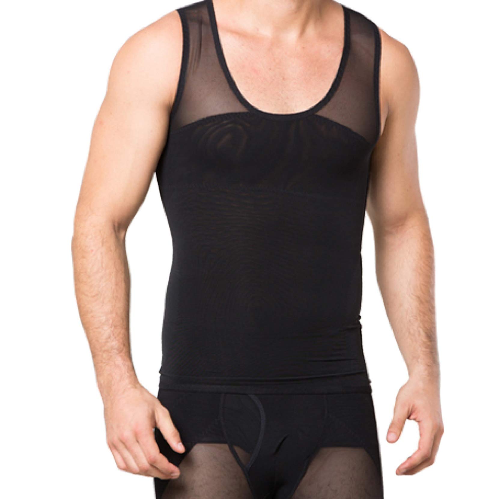 Men's Waist Trainer Shapewear - Tummy Control Body Shaper, Sweat Sauna & Breathable Slimming Underwear for Workout & Daily Wear