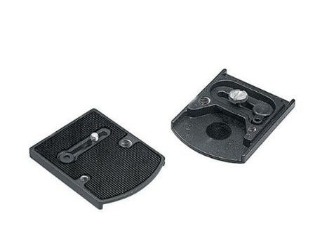 Manfrotto 410PL Quick Release Plate for Tripods - Heavy Duty Camera Mounting Plate with 3/8
