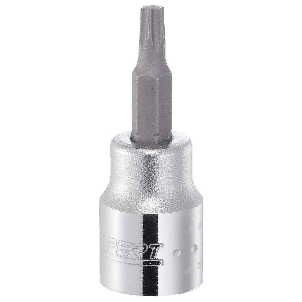 EXPERT E030915 3/8 Inch T20 Bit Socket for TORX Screws - Professional Grade Tool for Automotive, Electronics & DIY Projects