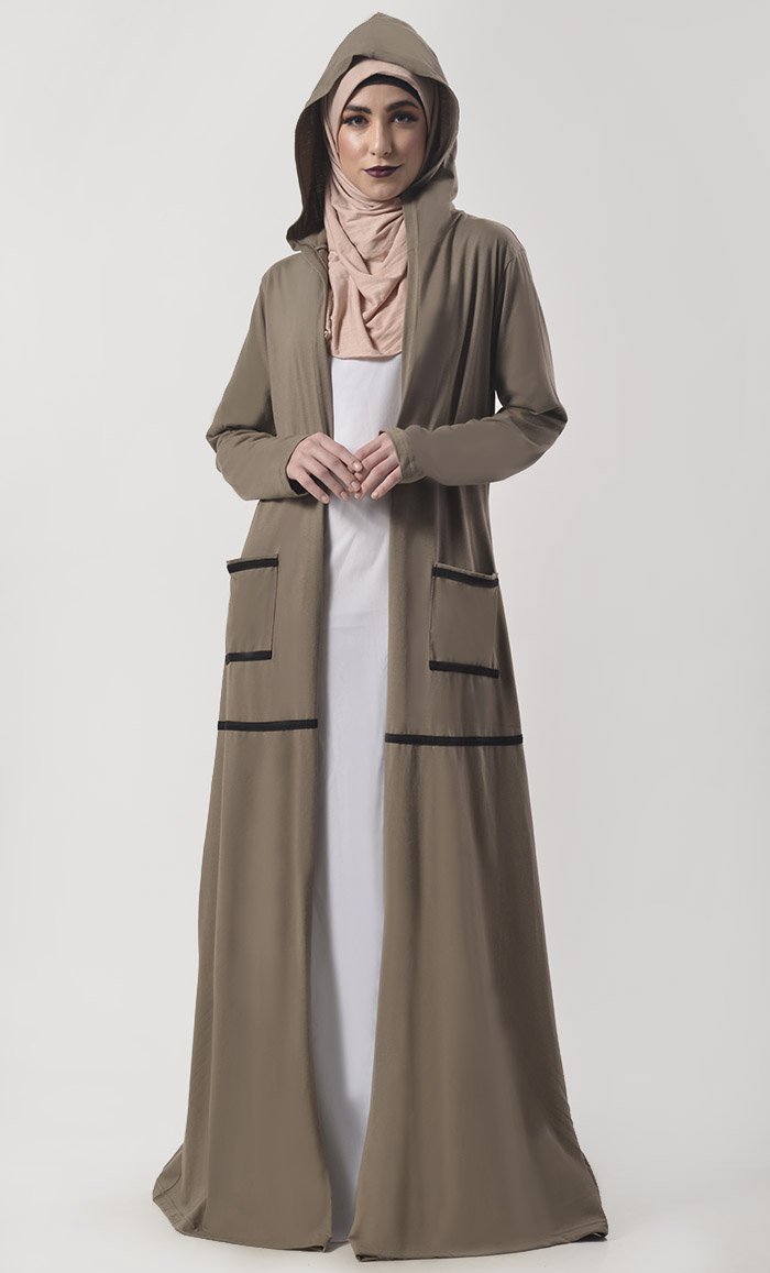 Soft & Comfortable Jersey Shrug Cardigan - Dark Grey Women's Lightweight Cover-Up for Casual Wear, Office, and Layering