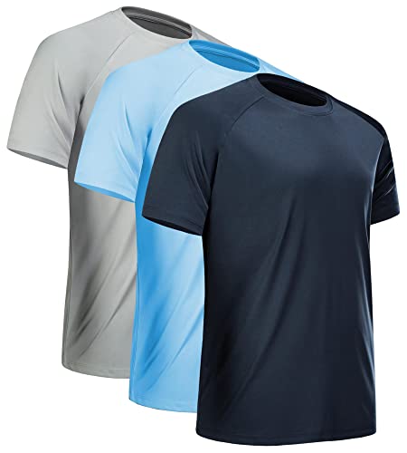 3 Pack Navy, Light Blue, Light Grey