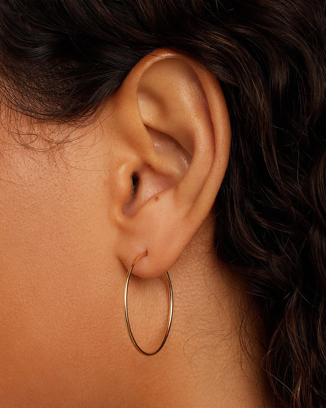 14K Gold Classic Hoop Earrings for Women - Timeless Elegance for Everyday Wear, Parties & Special Occasions