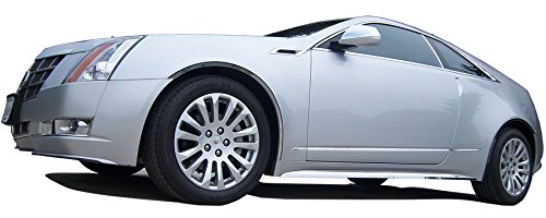 BRIGHTT-QA608669 6Pcs Stainless Steel Wheel Well Trim for Cadillac CTS Coupe - Durable Protection & Stylish Upgrade for Car Exterior