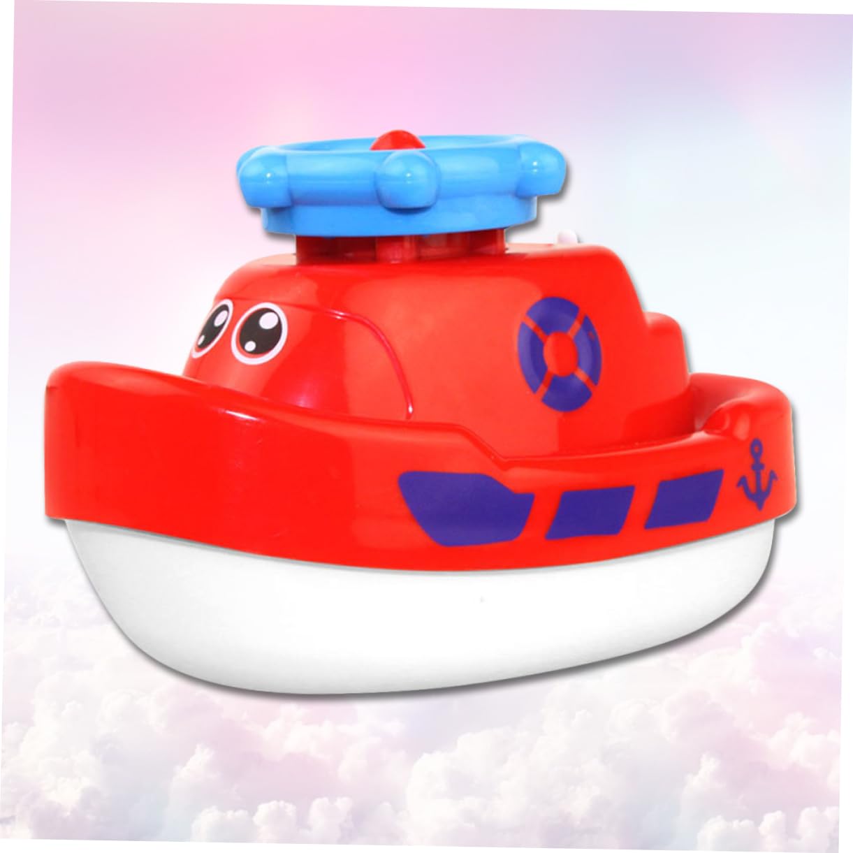 VICASKY 1pc Submarine Bath Toy for Kids - Fun Water Spraying Bathtub Toy, Red - Perfect for Toddler Bath Time & Sensory Play