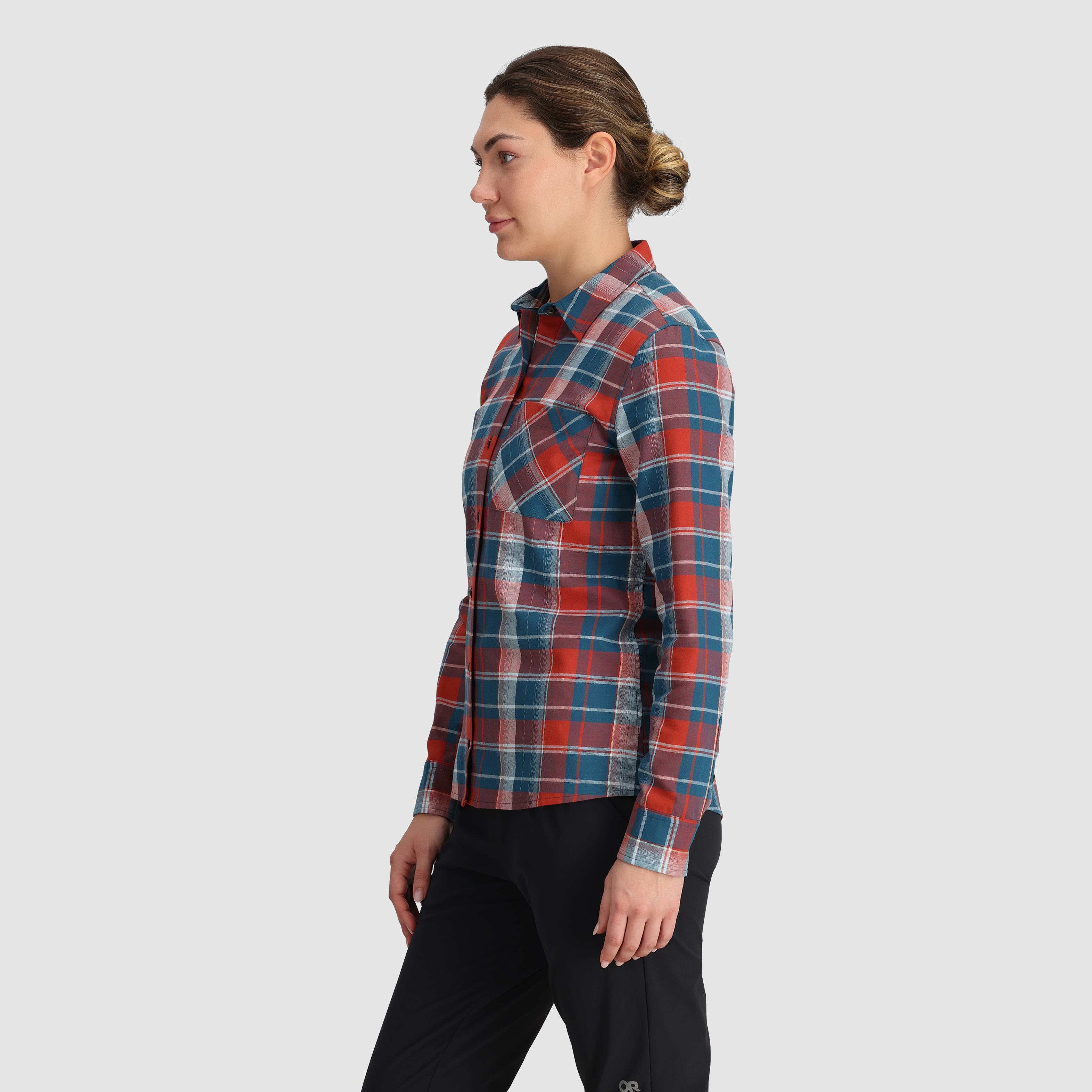 Women's Ravenna Flannel Shirt - Soft Plaid Button Down Top for Casual Wear & Outdoor Activities | Perfect for Fall Layering, Camping & Cozy Loungewear