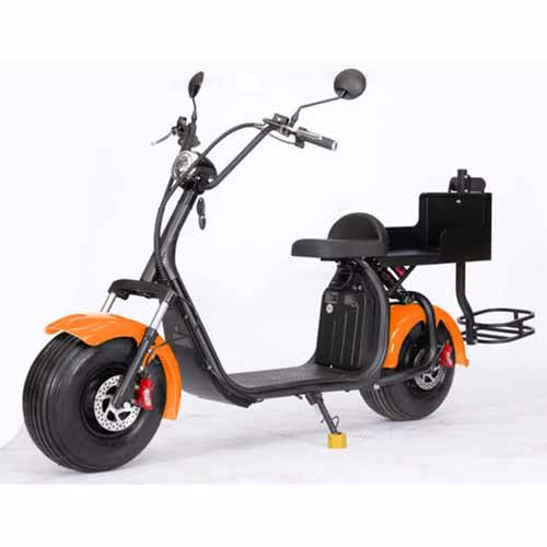 2000W 60V Electric Fat Tire Trike - 3 Wheel Scooter Moped Bike with Golf Rack, Similar to CityCoco Bike CT 3G - Perfect for Commuting, Golf Course Transport & Urban Adventure