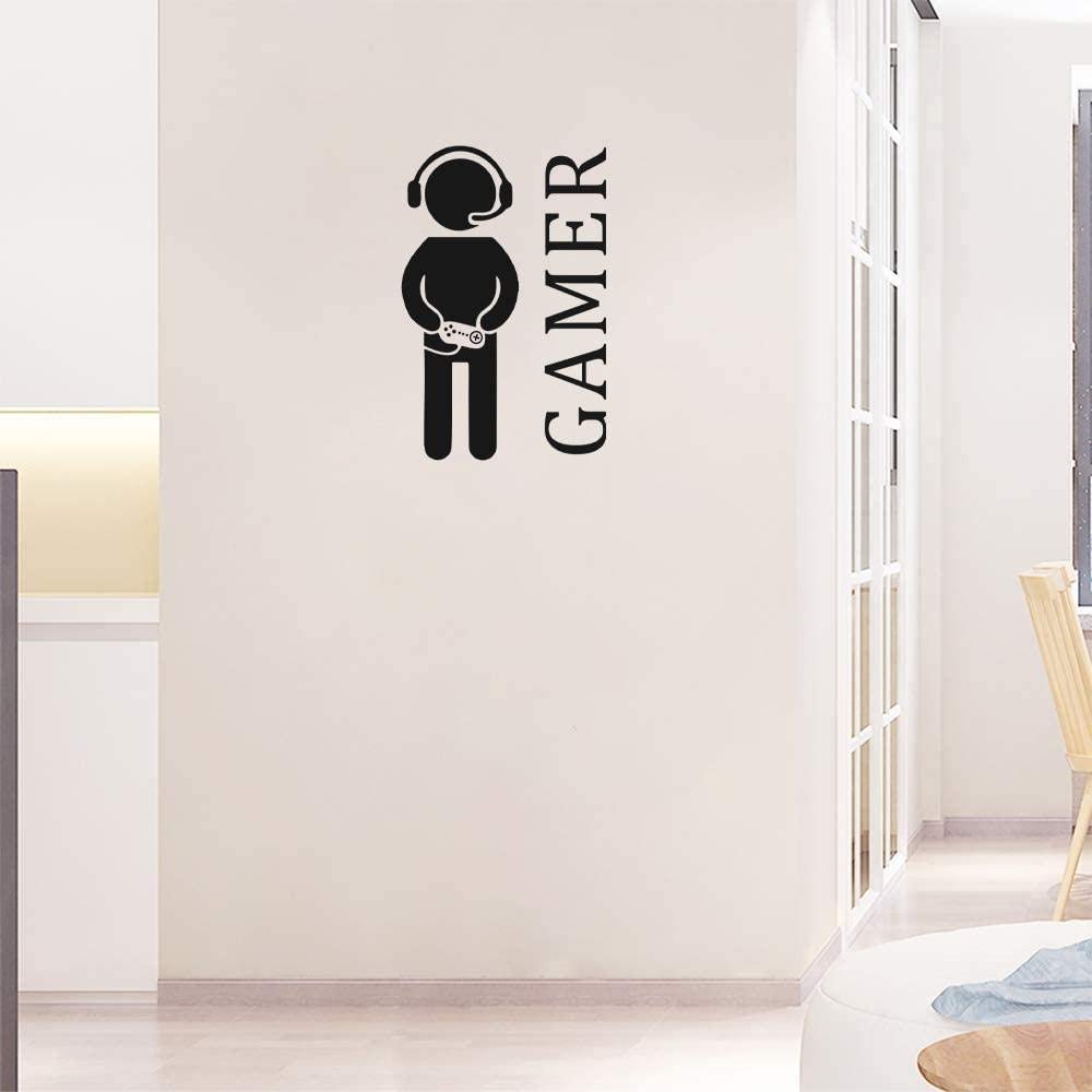 Fun Video Game Wall Decals for Boys - Creative Gamer Room Decor, Vinyl Stickers for Kids Bedroom, Living Room & Game Room (22x15 Inches) - Perfect for Gaming Themed Parties & Teen Boy's Bedroom Makeover