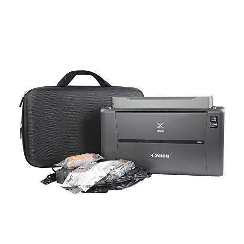 Anleo Hard Travel Case for Canon PIXMA TR150 & iP110 Wireless Mobile Printer with Battery - Portable Protective Storage for Business Trips, Outdoor Events & Home Office Use