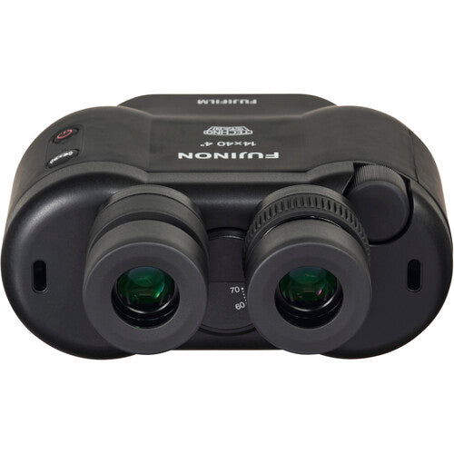Fujinon 14x40 TSX1440 Techno Stabi Image Stabilized Binoculars - High Power Zoom Binoculars with Advanced Stabilization for Bird Watching, Hunting, and Outdoor Adventures (Black)