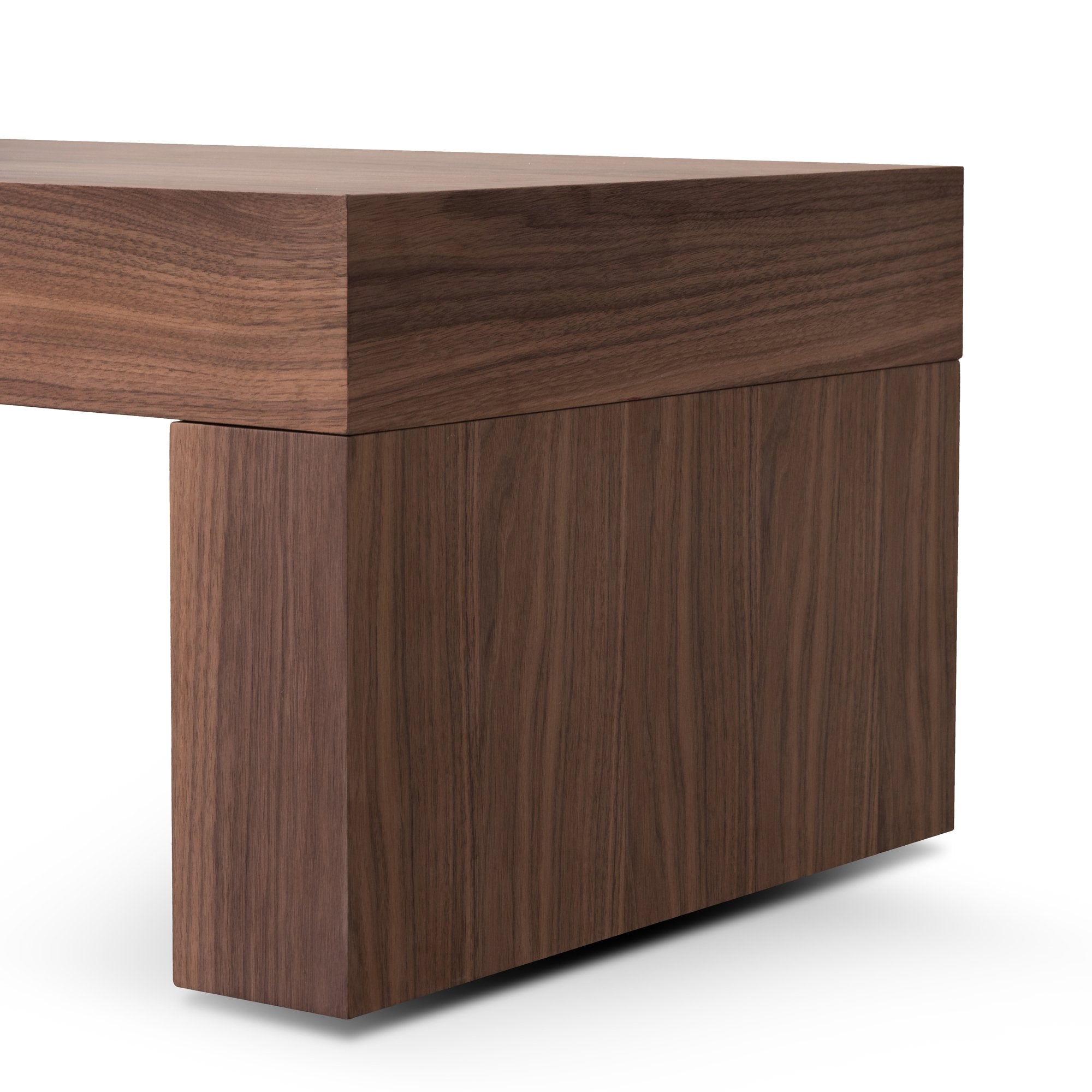 Extendable Walnut TV Stand with Storage - Modern Entertainment Center for Living Room, Bedroom & Home Theater