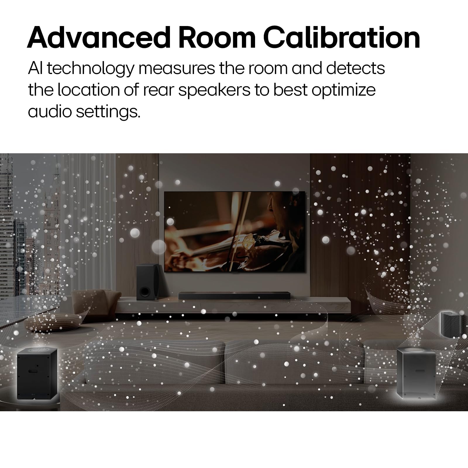 LG S90TR 7.1.3-Channel OLED evo TV Soundbar System with Wireless Subwoofer & Rear Speakers - Dolby Atmos, Wow Orchestra, WOWCAST (2024 Model) - Perfect for Home Theater, Movie Nights & Gaming Setup