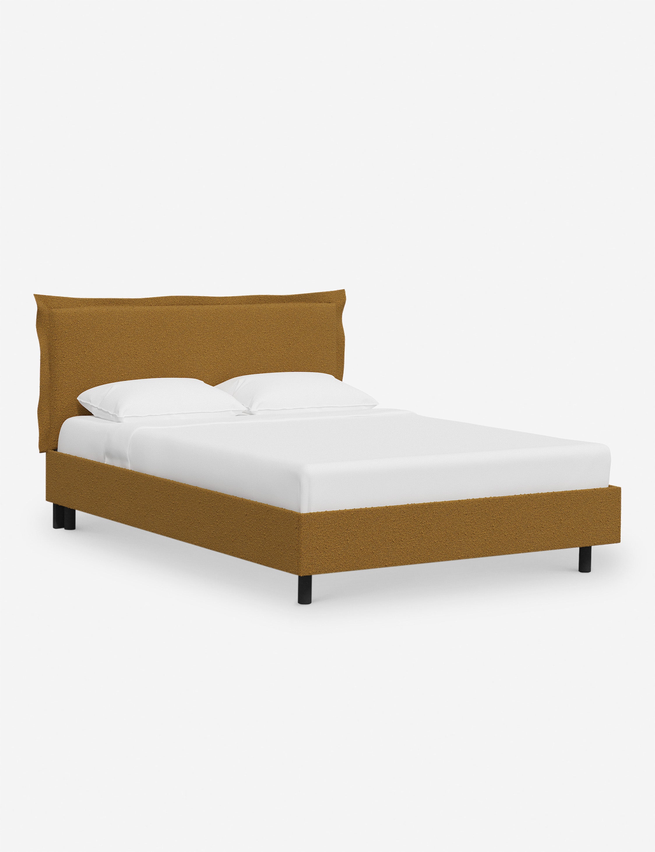 Elara Modern Platform Bed Frame - Queen Size, Sturdy Wooden Slat Support, Minimalist Design for Bedroom - Perfect for Small Spaces, Apartments & Guest Rooms