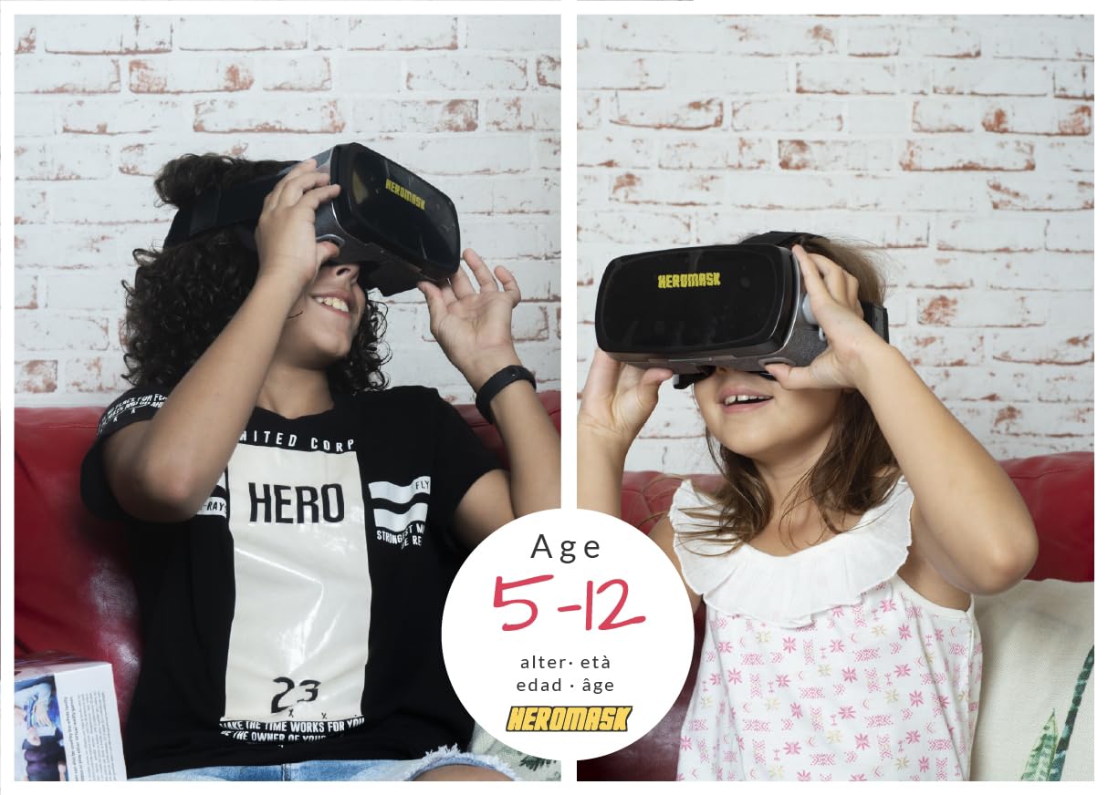 VR Math Games Headset for Kids 5-8 | Educational Virtual Reality Learning Toy for Classroom & Home