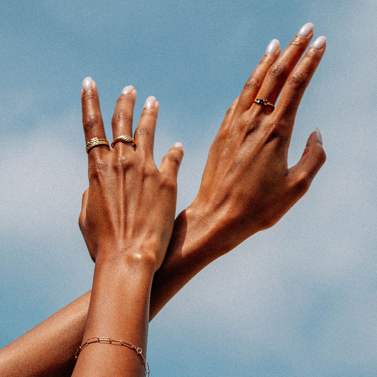 Courtney Frerichs x Local Eclectic Solid Gold Fly Acrostic Ring - Dainty Minimalist Jewelry for Women, Perfect for Everyday Wear, Gifts & Special Occasions