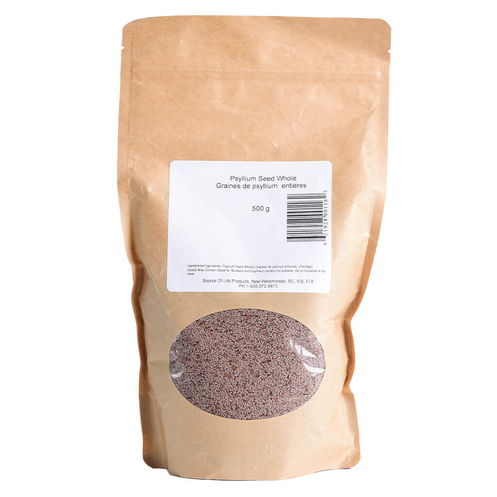 Organic Whole Psyllium Seeds for Digestive Health - Perfect for Smoothies, Baking & Natural Fiber Supplements