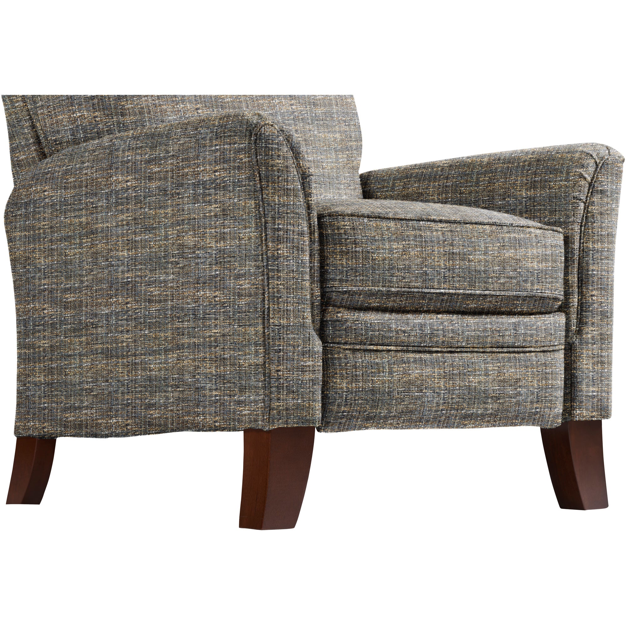 Riley High Leg Reclining Chair - Modern Lounge Chair with Adjustable Backrest for Living Room, Bedroom & Office - Perfect for Relaxing, Reading & Napping