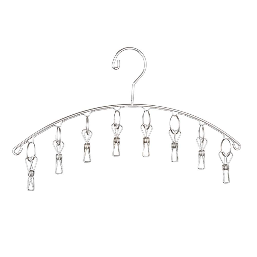 8-Pack Foldable Windproof Underwear & Sock Drying Rack with Clips - Space Saving Laundry Organizer for Bras, Panties, Socks - Perfect for Apartments, Dorms, Travel & Small Spaces