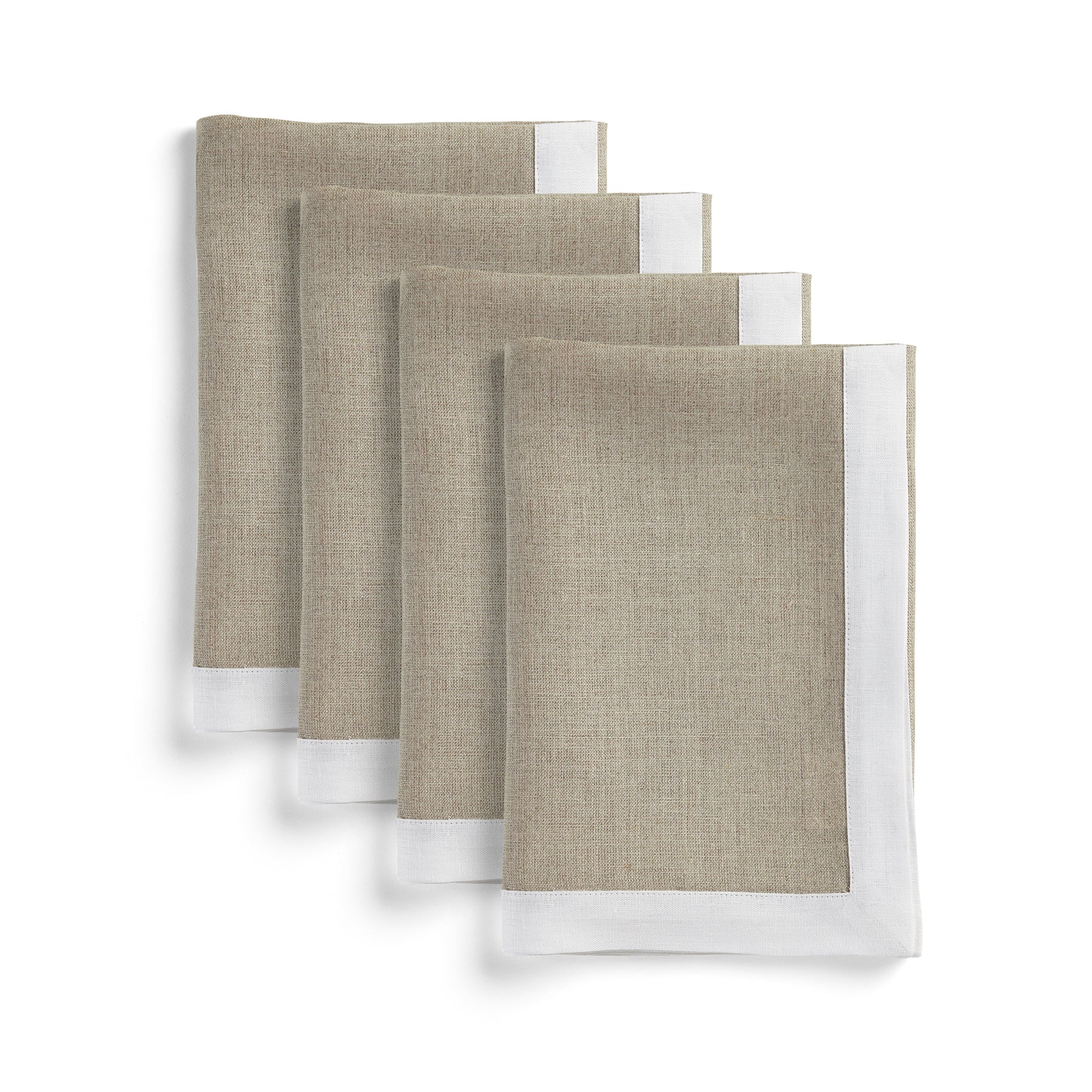 Premium Classic Cotton Napkins - Set of 4 for Elegant Dining, Dinner Parties & Home Decor - Soft & Absorbent Table Linens