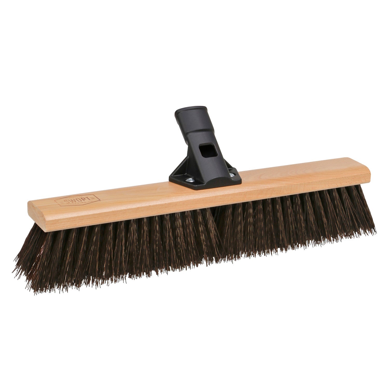 18-Inch Premium Rough Surface Push Broom Head - Heavy Duty Outdoor Cleaning for Sidewalks, Garages & Driveways