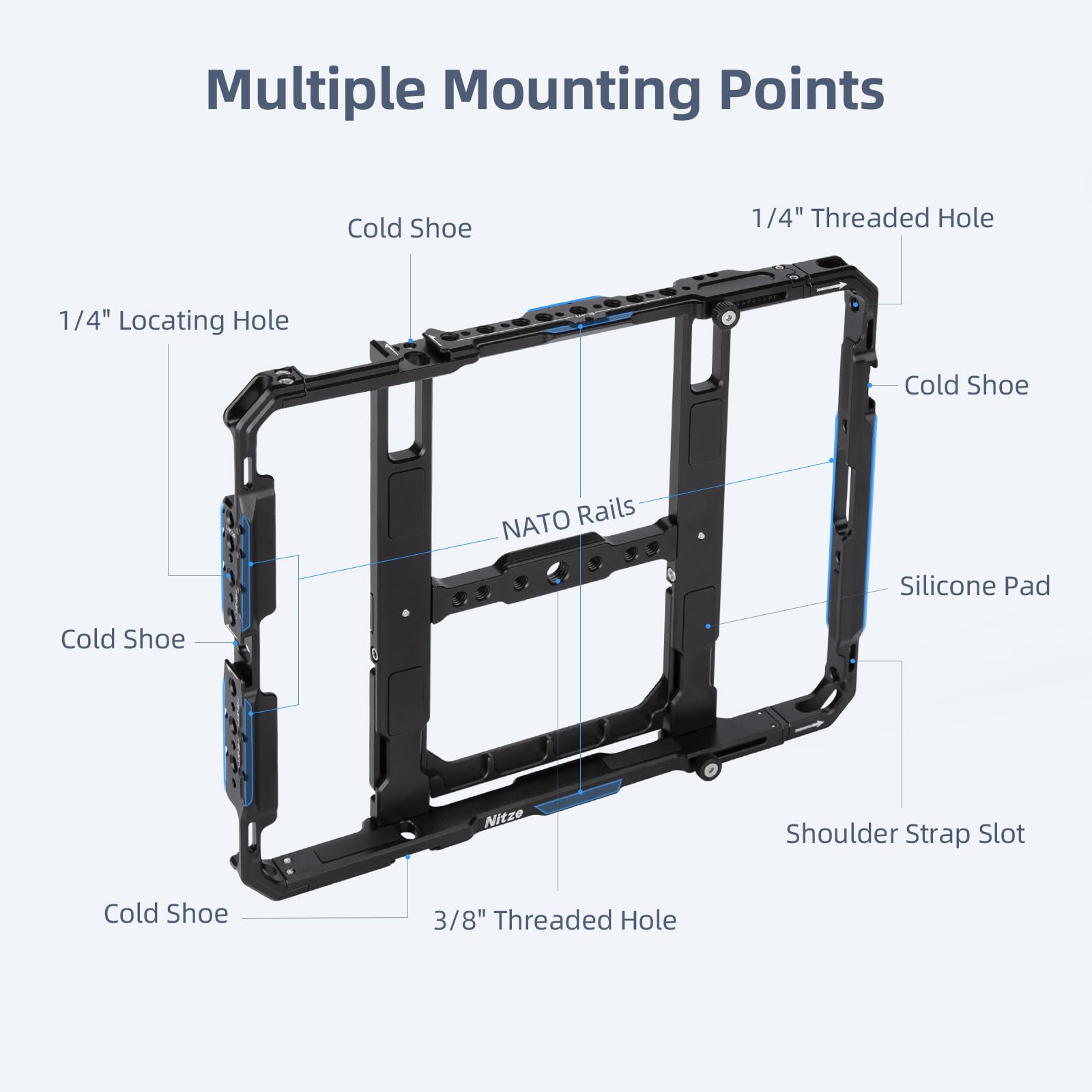Universal Tablet Stand Holder for iPad 1-10, iPad Air 1-6, iPad Pro 11