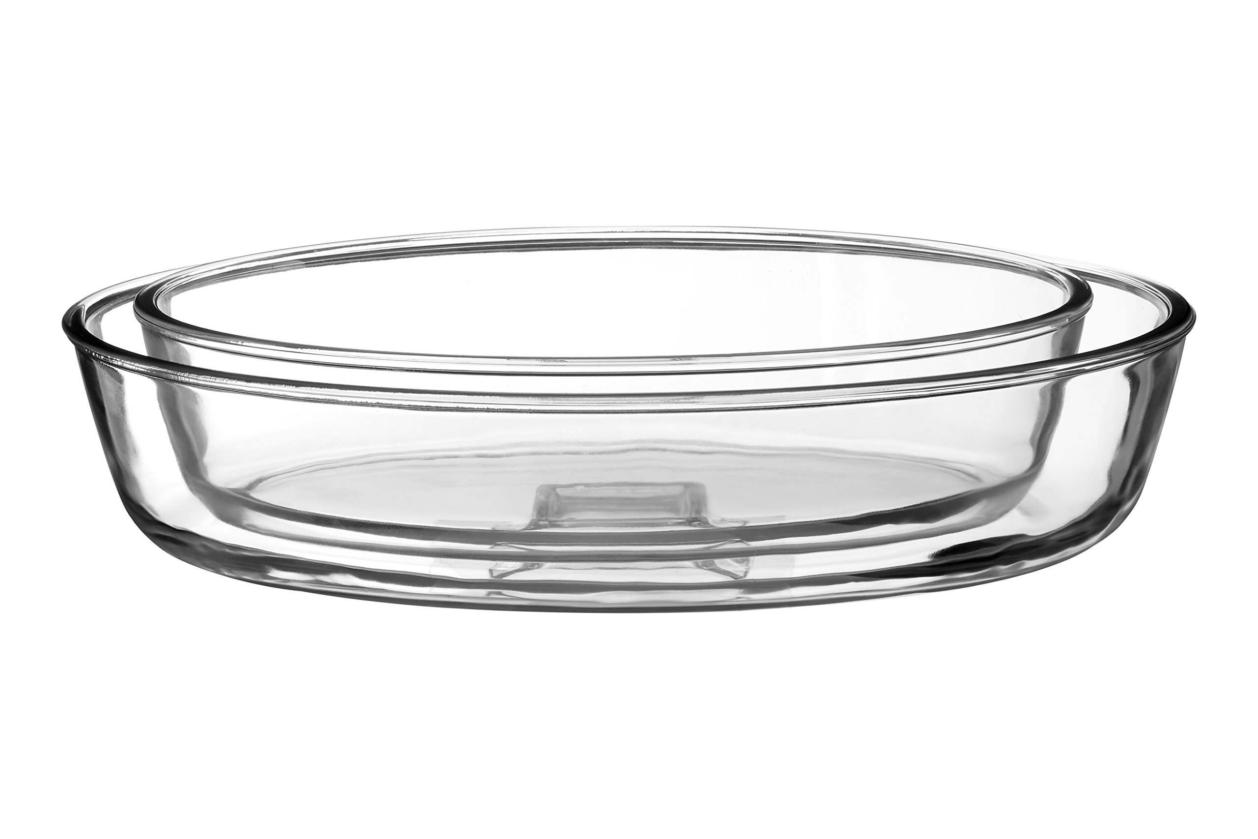 Premier Housewares Freska Oven Dishes Set of 2 - 22 x 31 x 7 cm Ceramic Baking Dishes for Casseroles, Lasagna & Roasts - Perfect for Family Dinners & Holiday Cooking