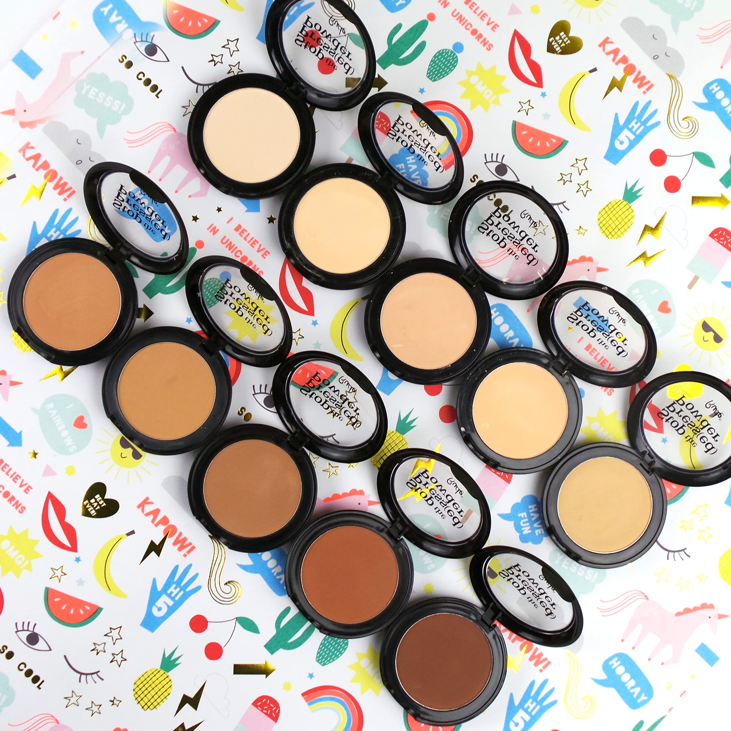 RUDE Stop the Press(ed) Powder - Matte Finishing Pressed Powder for Oily Skin | Oil Control & Shine Reduction | Perfect for Daily Makeup & Touch-Ups