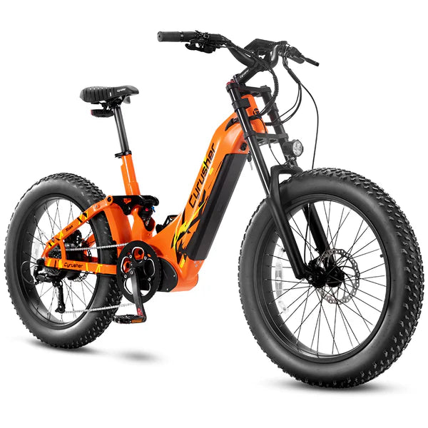 Cyrusher Trax Step-Through Electric Bike - 750W Motor, 28 MPH, 56 Mile Range, 26
