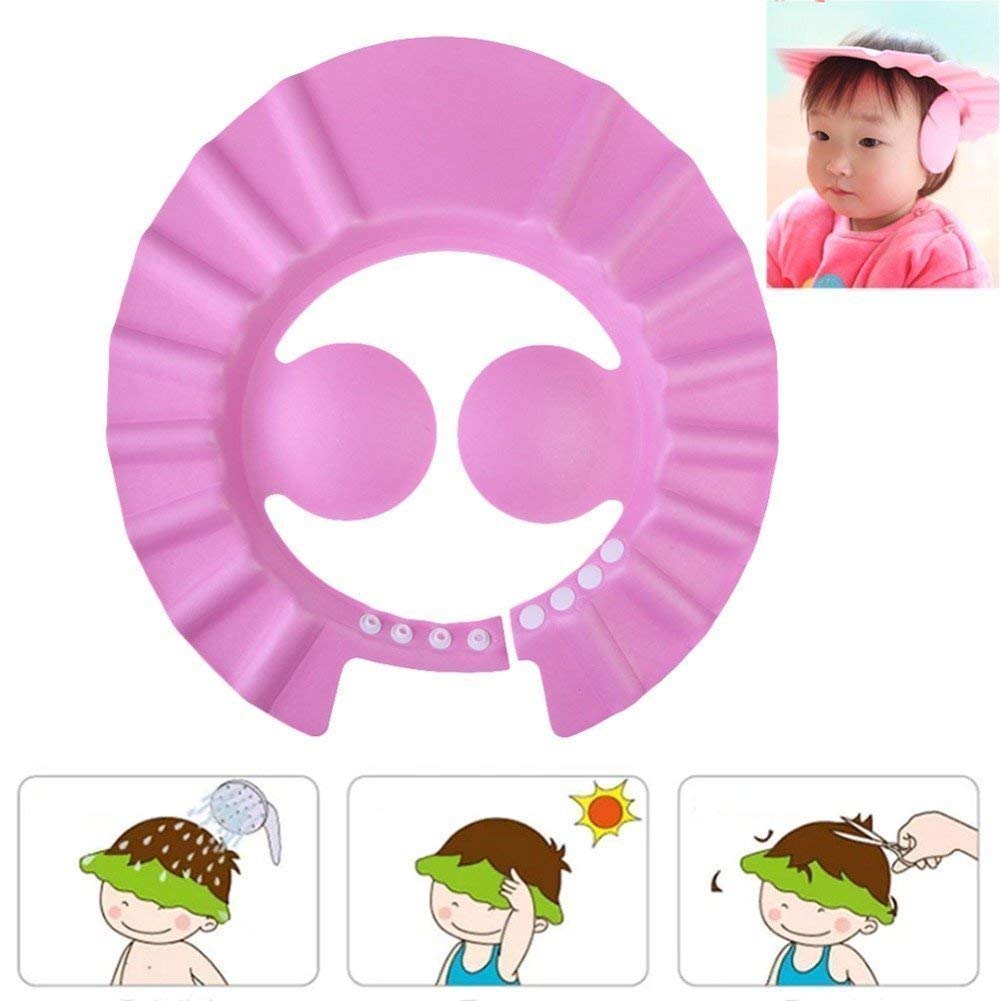 Urdhvamurti Baby Shower Cap - Soft Washable Bath Hat for Newborns & Infants - Perfect for Bath Time, Hair Protection & Gentle Head Care