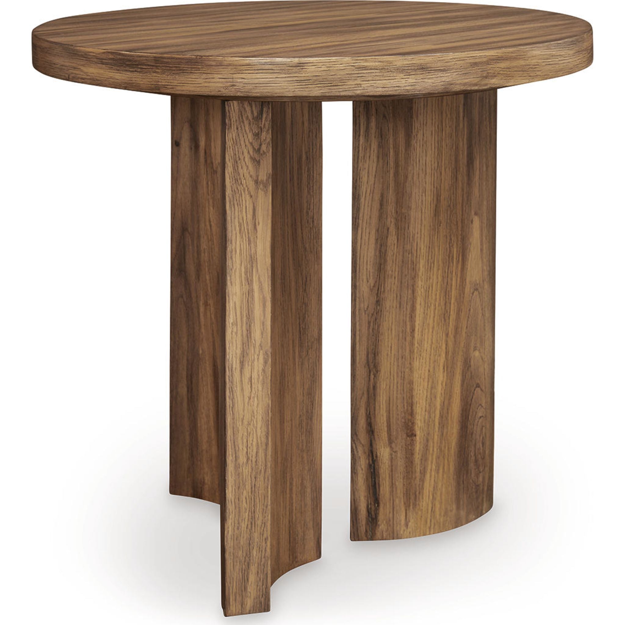 Austanny End Table - Warm Brown Wooden Nightstand for Living Room, Bedroom & Office - Stylish Side Table with Storage Shelf for Home Decor