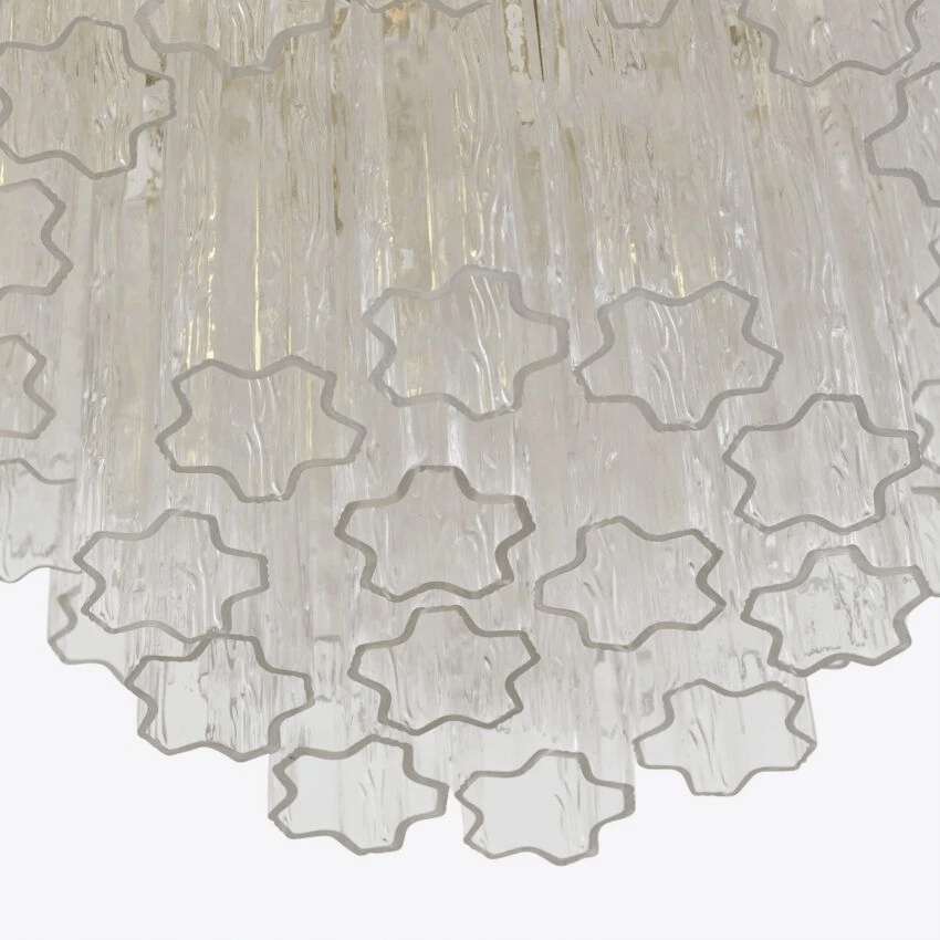 Elegant Large Treviso Chandelier - Modern Crystal Ceiling Light Fixture for Dining Room, Living Room & Bedroom - Perfect for Home Decor & Luxury Interior Lighting