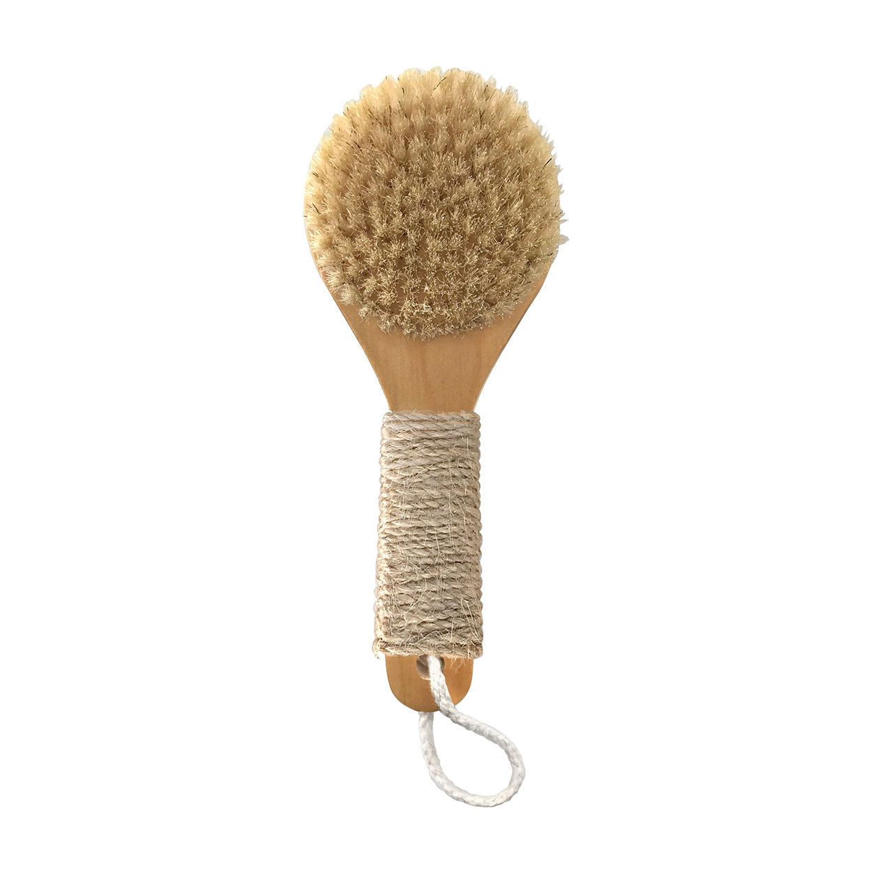Esker Beauty Dry Brush for Exfoliation & Lymphatic Drainage - Natural Bristle Body Brush for Cellulite Reduction & Skin Detox - Perfect for Dry Brushing Routine & Spa Day at Home