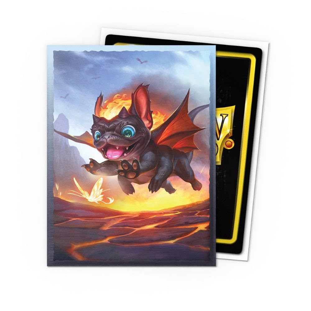 Dragon Shield Brushed Art Sleeves - The Wufdragon (100 Count) | Premium Card Protectors for MTG, Pokemon & Yu-Gi-Oh | Perfect for Gaming Tournaments & Collectors