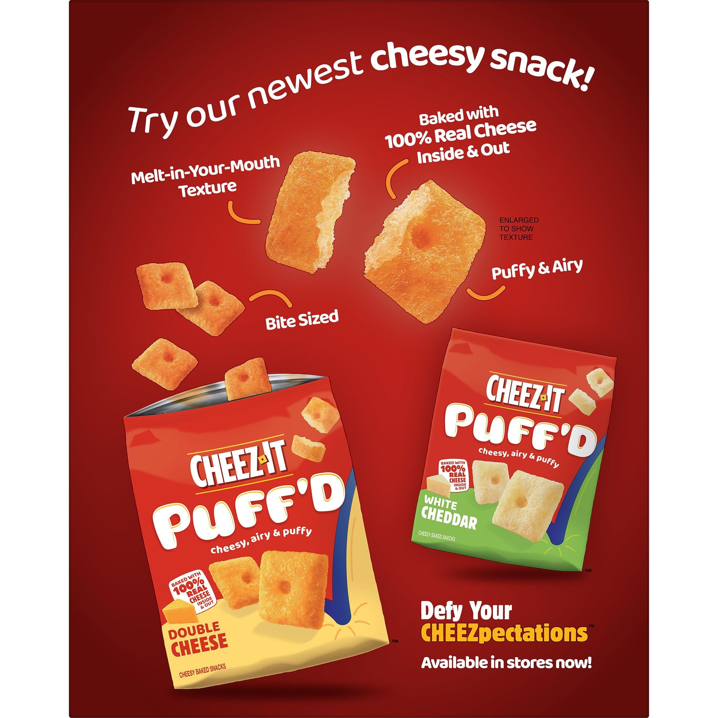 Cheez-It White Cheddar Baked Cheese Crackers - 7oz Box | Crunchy Snacks for Office, School & Kids Lunch | Perfect for Parties, Road Trips & Movie Nights