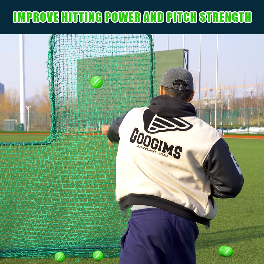 6 Pack Weighted Baseballs (16 oz) - Training Baseballs for Hitting & Pitching Practice - Improve Power & Strength for All Skill Levels - Perfect for Baseball Drills, Batting Practice & Pitching Training at Home or Field