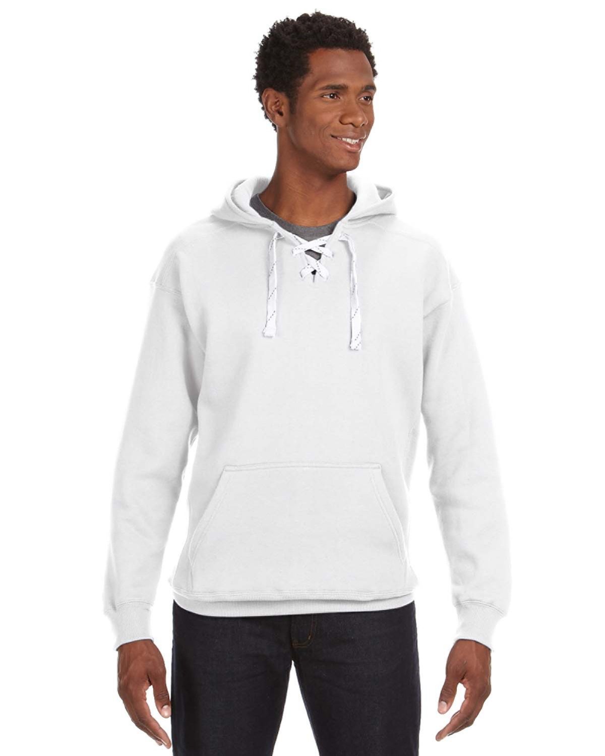 NCAA Men's Sports Lace-Up Hoodie Sweatshirt - Comfortable Pullover for College Fans, Game Day & Casual Wear
