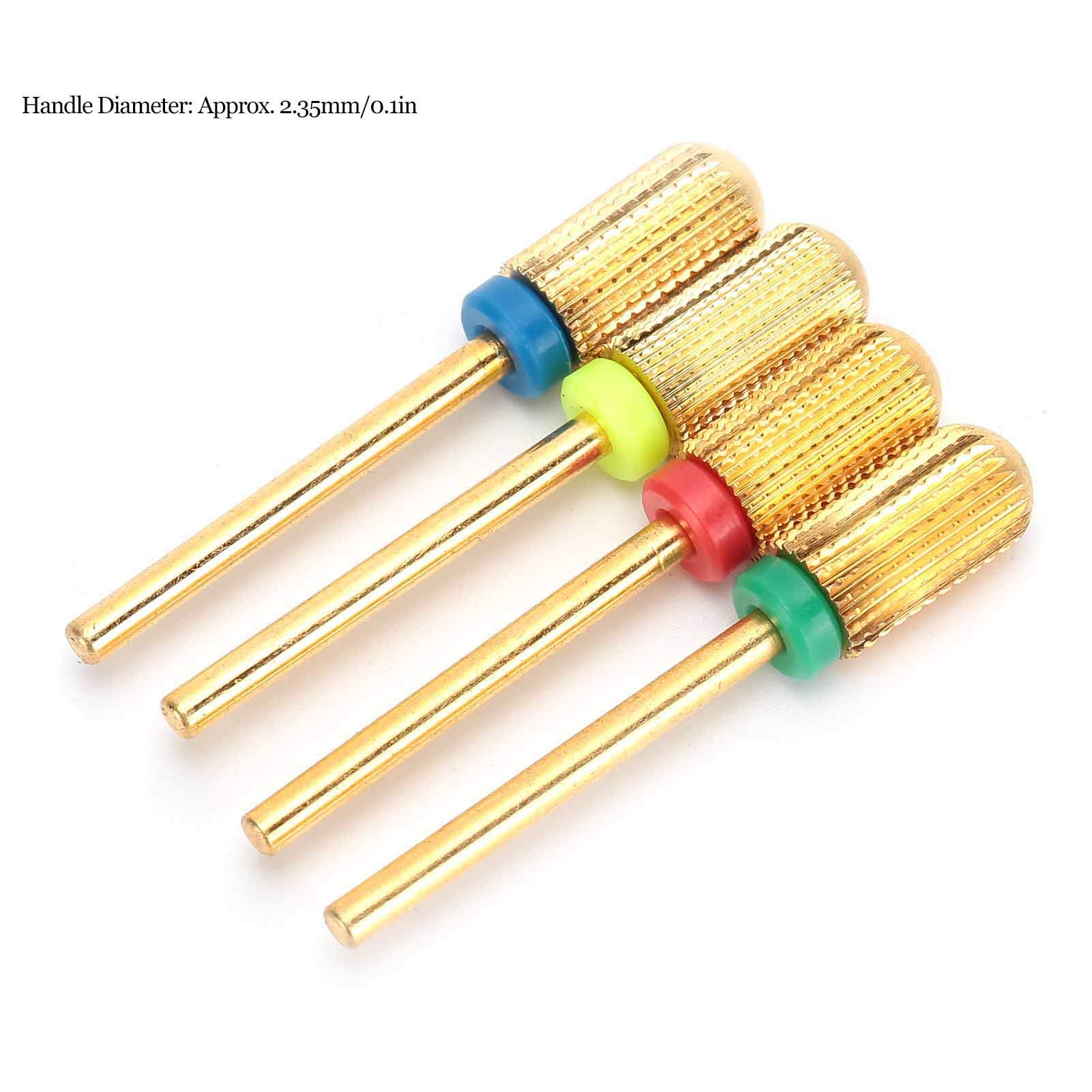 LANTRO JS Professional Nail Drill Bits Set for Manicure, Pedicure & Nail Art - High Speed Electric Nail File Accessories for Salon & Home Use