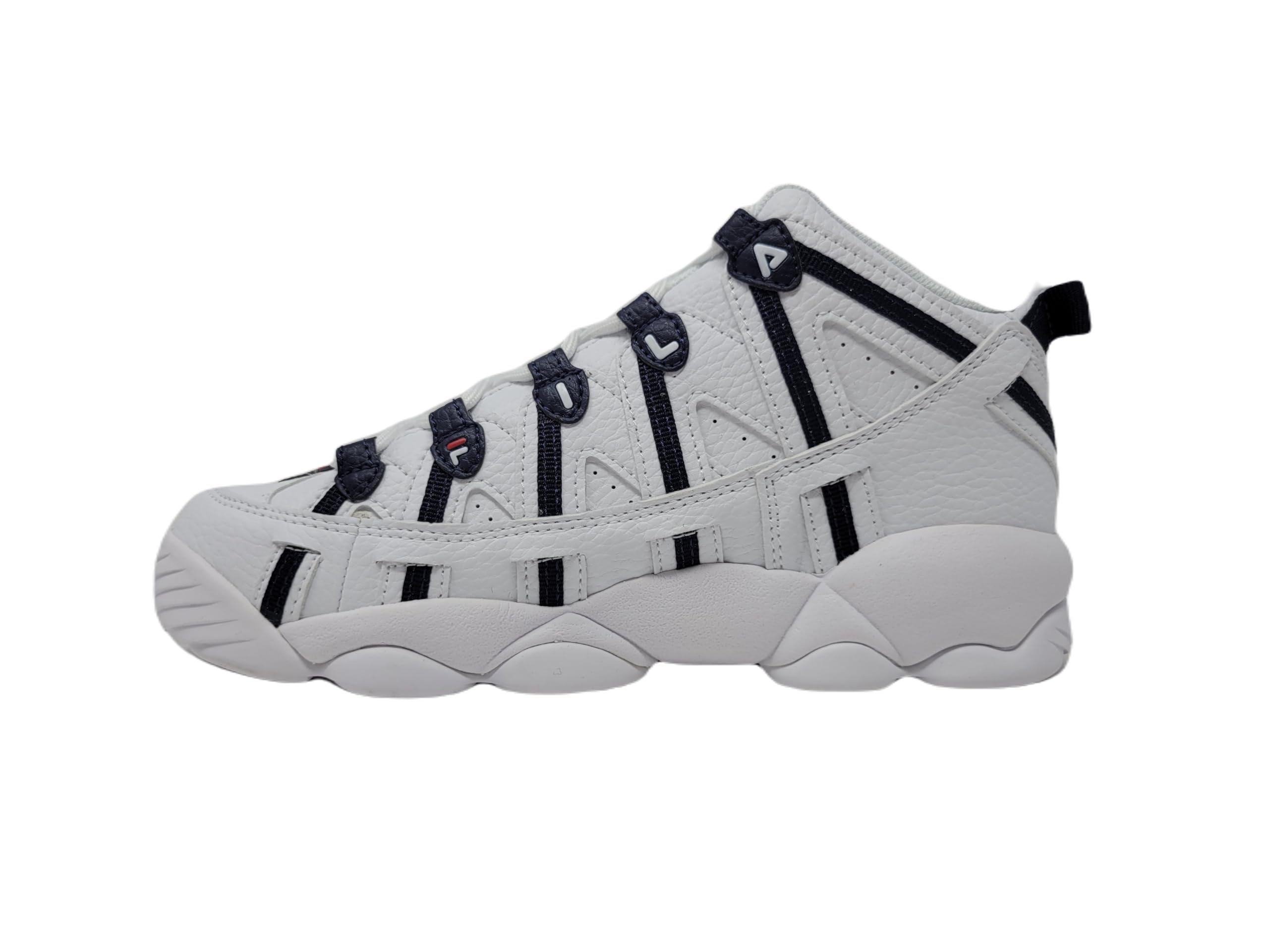 Fila Kids Stackhouse Spaghetti Sneakers for Boys & Girls - Big Kid Black Athletic Running Shoes for School, Play & Everyday Wear | Lightweight Comfortable Sneakers for Active Kids