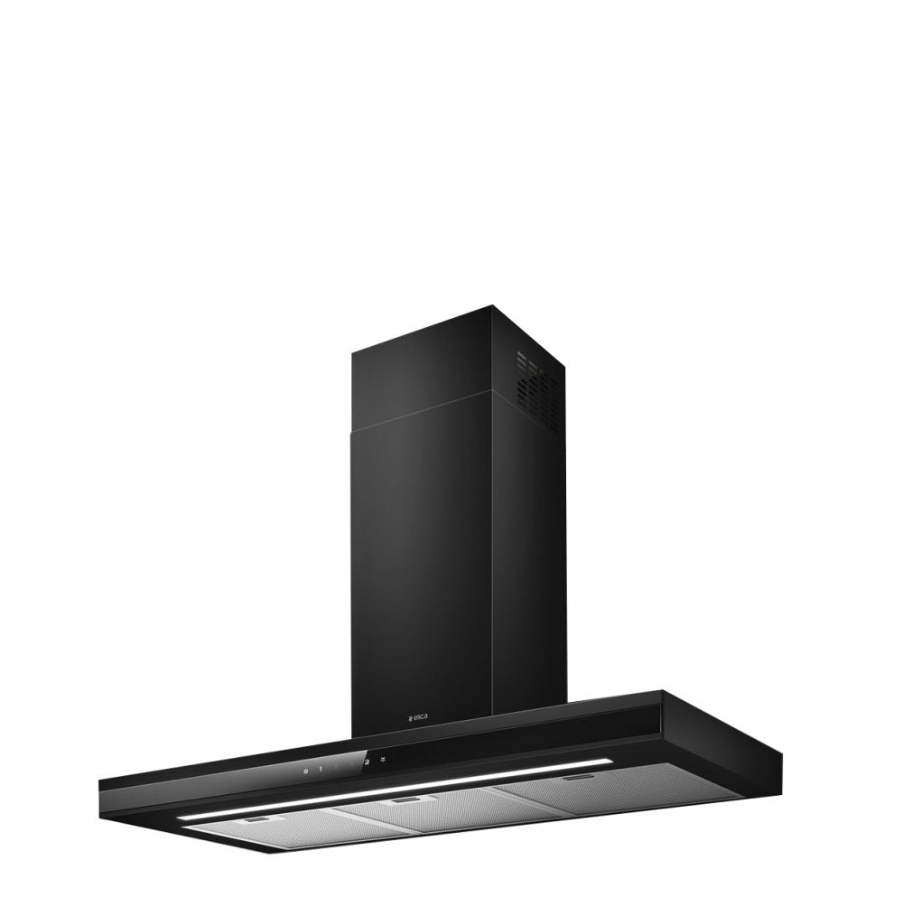 Elica Adele 24-Inch Wall Mounted Range Hood - 60cm Stainless Steel Kitchen Exhaust Fan with LED Lights - Perfect for Modern Kitchens & Open-Concept Homes