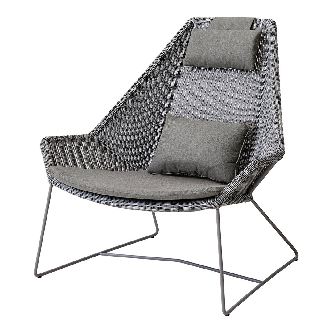 Premium Cushion Set for Breeze Highback Chair - Comfortable Seat & Back Cushions - Perfect for Patio, Deck, and Outdoor Relaxation