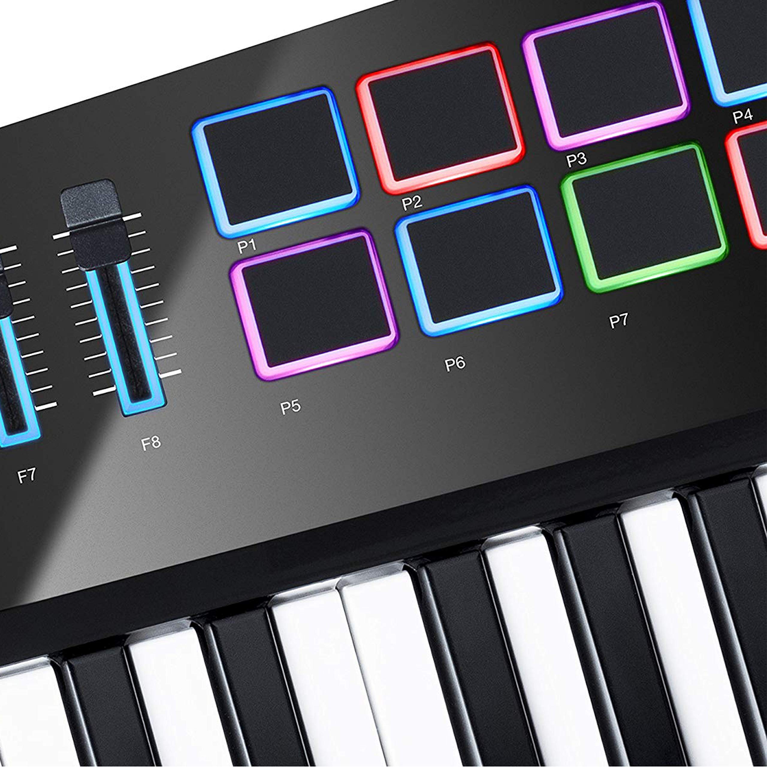 Alesis Vortex Wireless 2 Keytar - Professional USB MIDI Wireless Controller with Software Suite for Music Production, Live Performance & Studio Recording (Black)