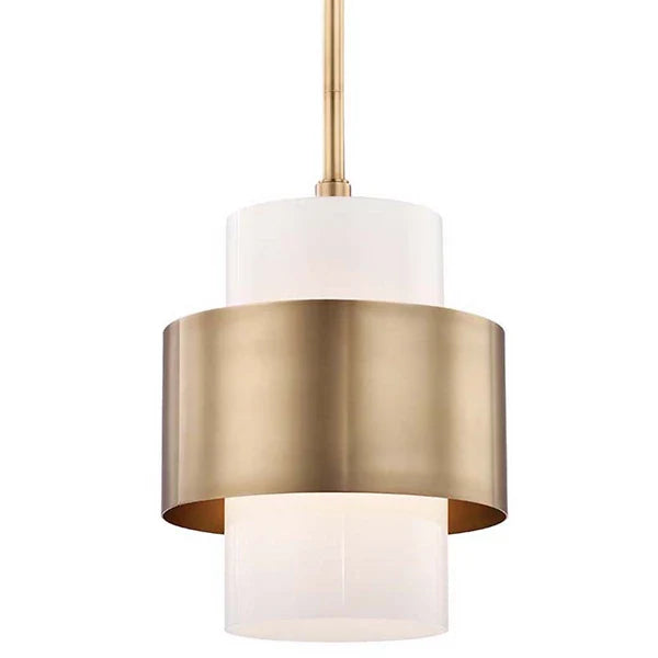 Corinne Pendant Light - Modern Glass Hanging Light Fixture for Kitchen Island, Dining Room & Bedroom | Elegant Ceiling Lighting for Home Decor