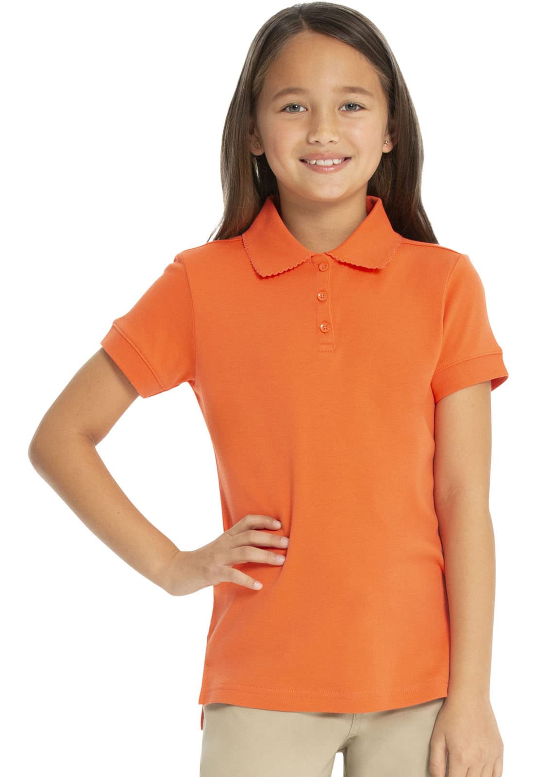 Girls' School Uniform Polo Shirts - Comfortable & Stylish Feminine Fit for Classroom & Daily Wear | Perfect for School, Events & Casual Outfits