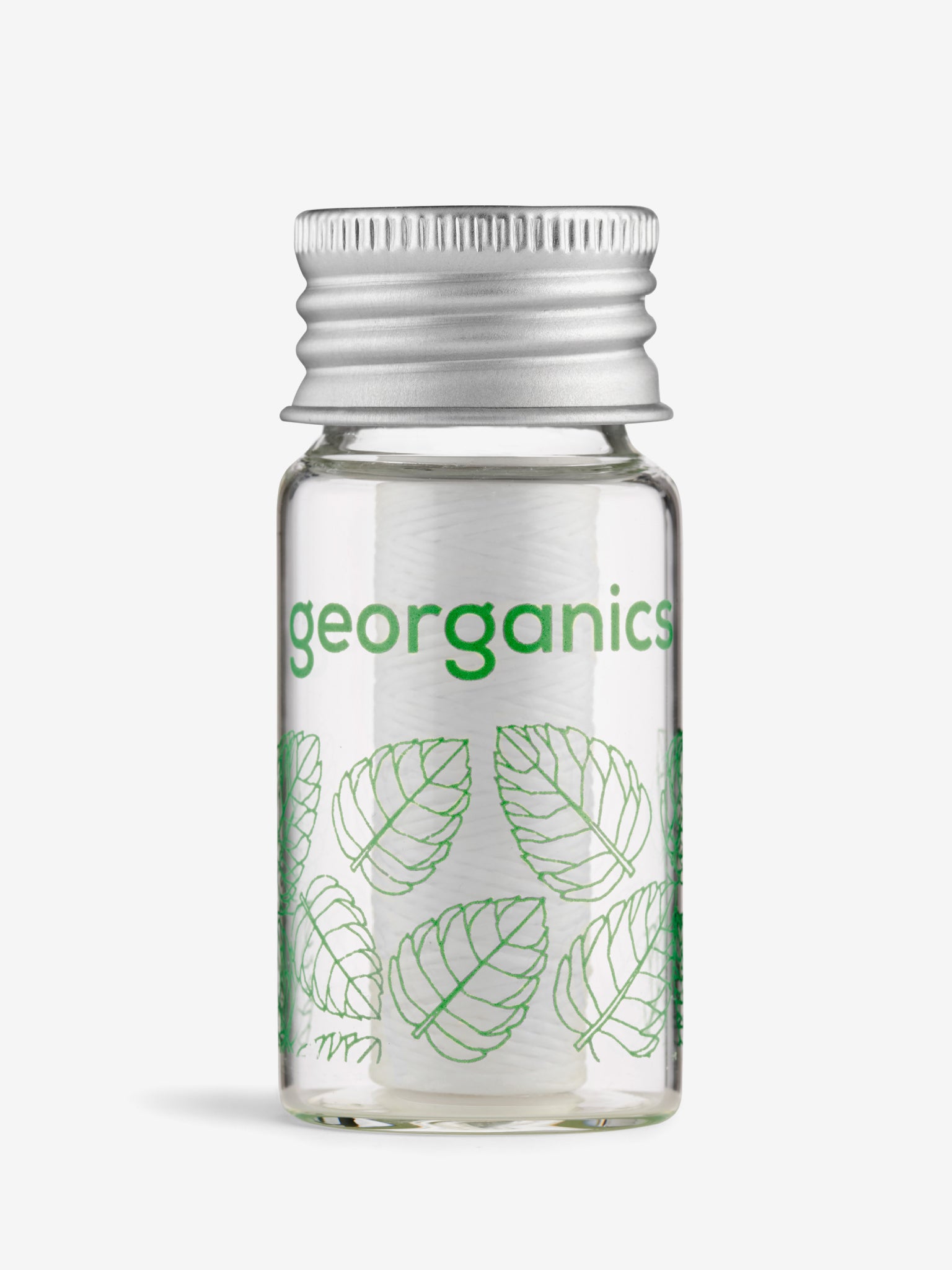 Organic Natural Dental Floss with Spearmint Flavor - Eco-Friendly, Biodegradable & Vegan for Fresh Breath & Healthy Gums - Perfect for Travel, Home & Office Use