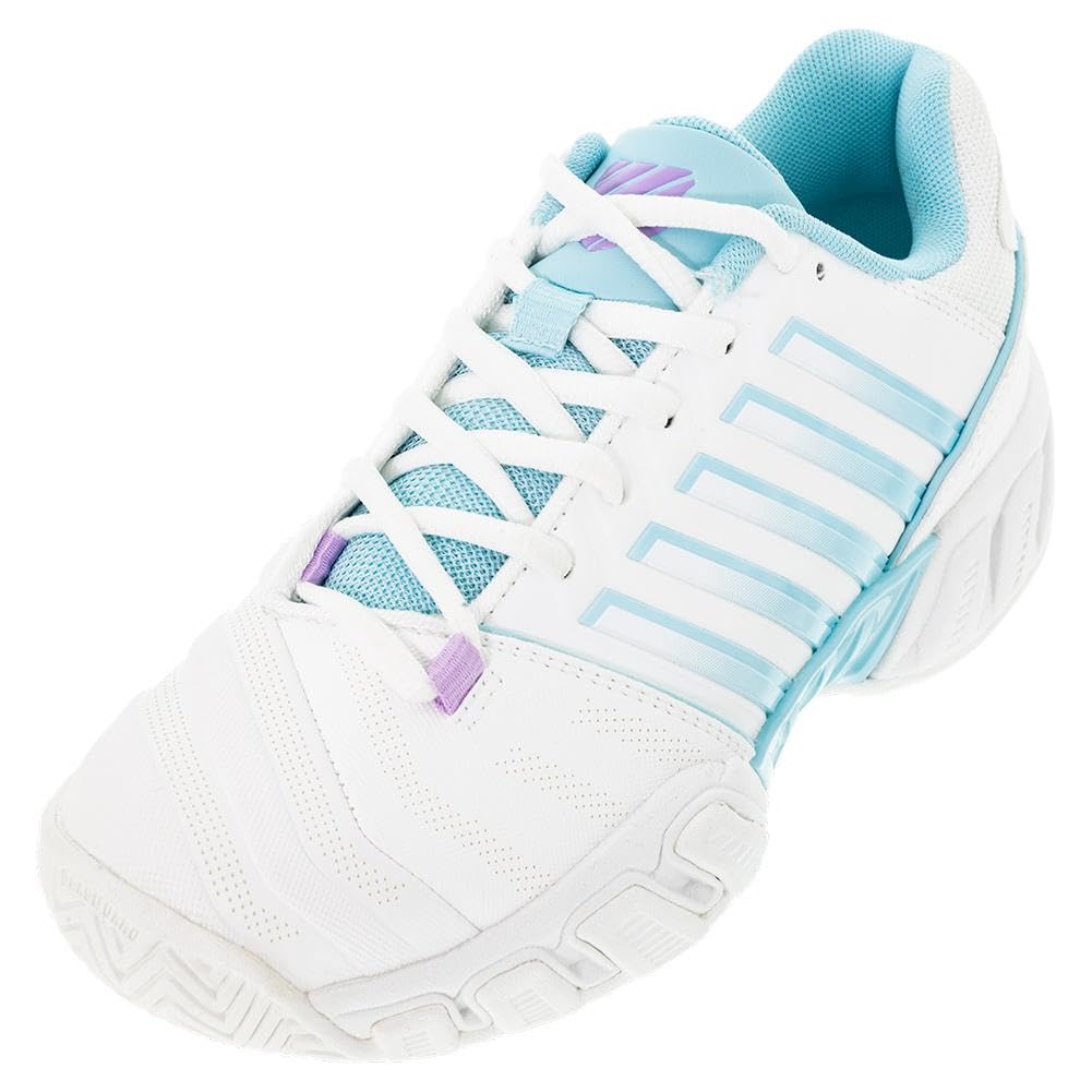 K-Swiss Bigshot Light 4 Kids' Tennis Shoes - Breathable & Lightweight for Junior Players - Perfect for Court Training & Casual Wear