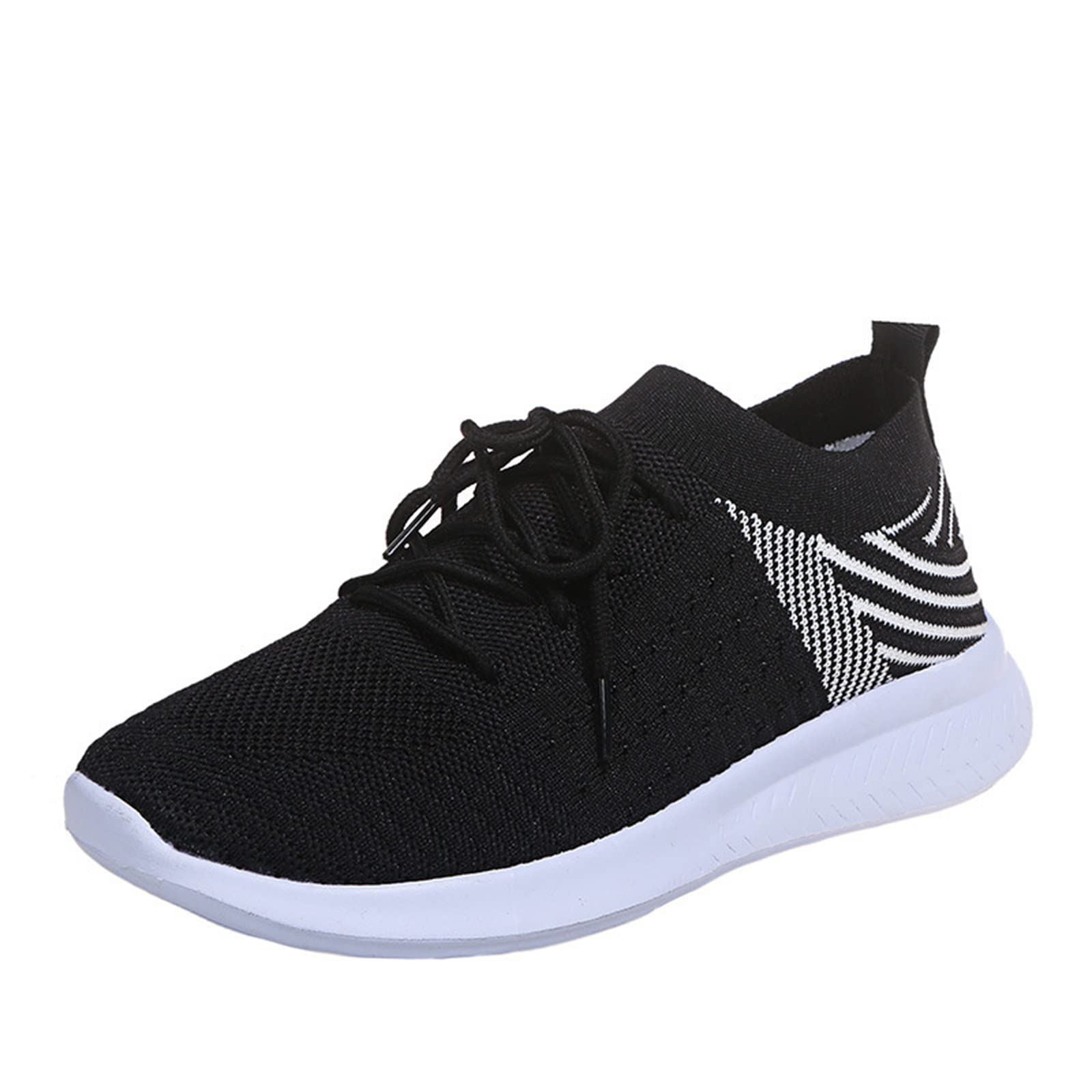 Lausiuoe Women's Fashion Sneakers - Slip On Running Shoes for Women, Lightweight Breathable Mesh Walking Tennis Shoes, Casual Comfortable Footwear for Daily Wear, Gym, Workout & Travel
