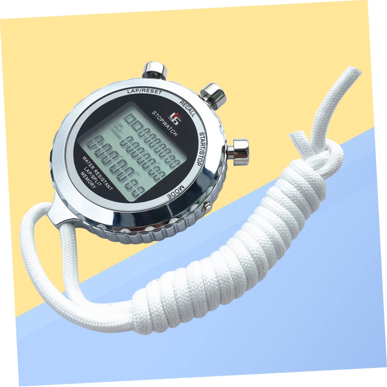 BCOATH Digital Stopwatch Timer for Athlete Training, Study, Beauty, Cooking - Waterproof Chronograph with Large Display for Gym, Kitchen, Classroom & Sports